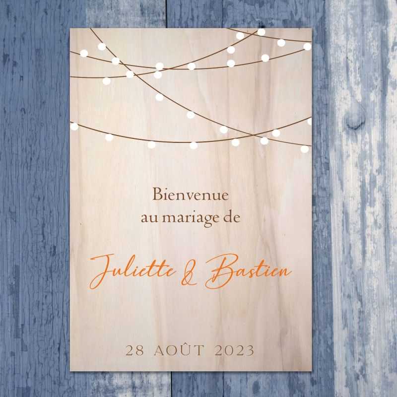 Guirlande - Pancarte de bienvenue - hover