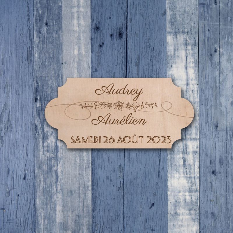 Swing - Save the date sur bois - hover