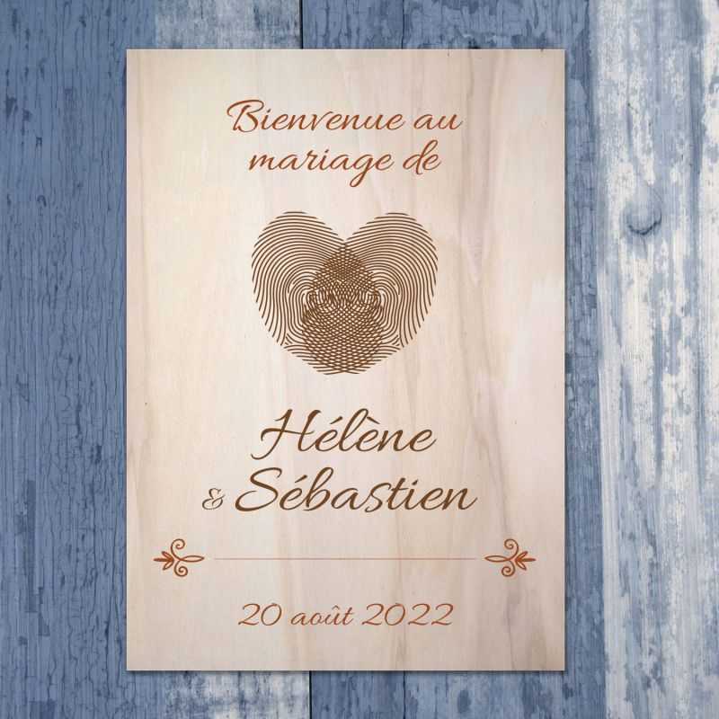 Empreintes - Pancarte de bienvenue - hover